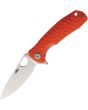 Honey Badger Knives Medium Leaf Linerlock Orange