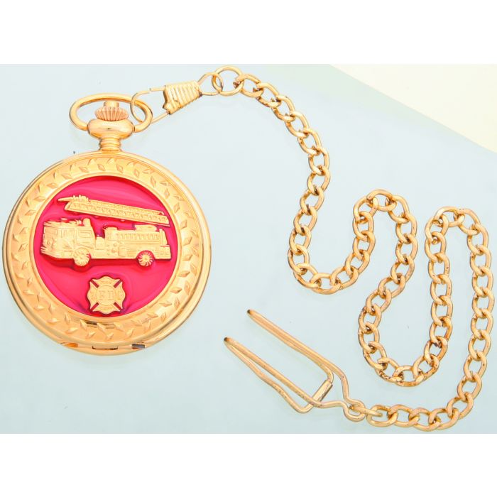 Fire Fighter Pocket Watch
