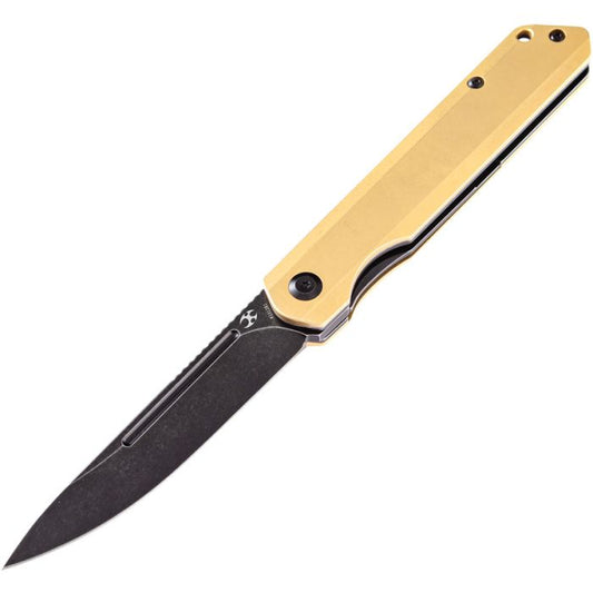 Kansept Knives Prickle Linerlock Brass