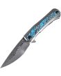 Kansept Knives Kratos Framelock Blue Rose