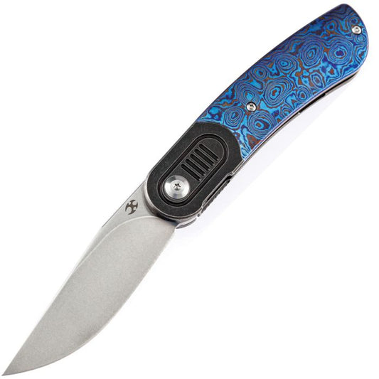 Kansept Knives Reverie Framelock Timascus