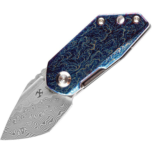 Kansept Knives RIO Linerlock Damascus