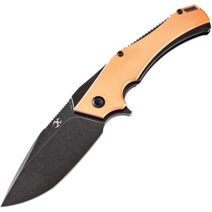 Kansept Knives Hellx Framelock D2 Copper