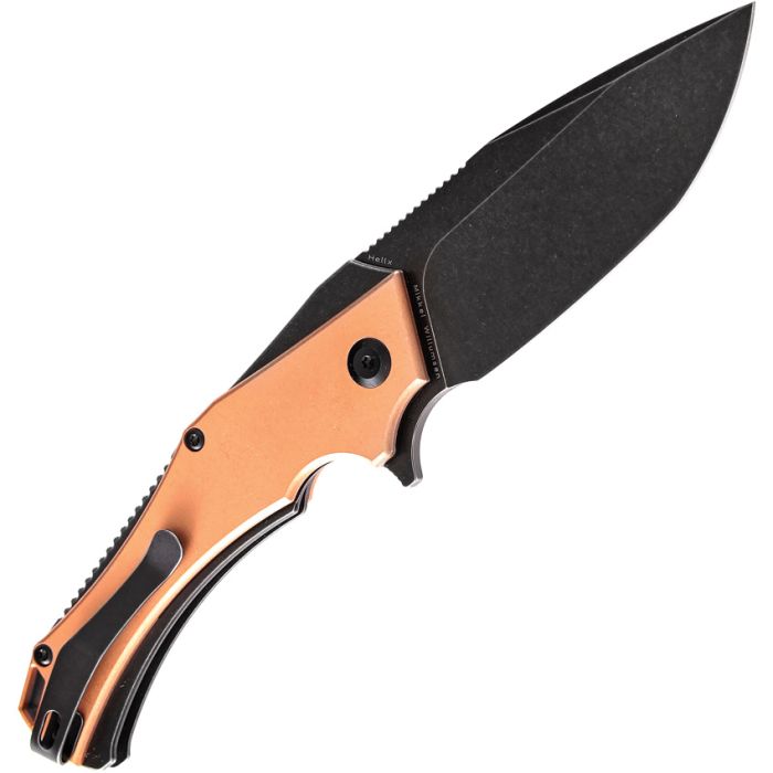 Kansept Knives Hellx Framelock D2 Copper