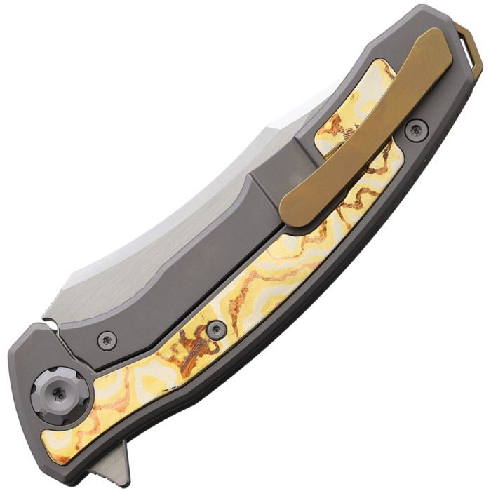 Maxace Halictus Framelock Mokume