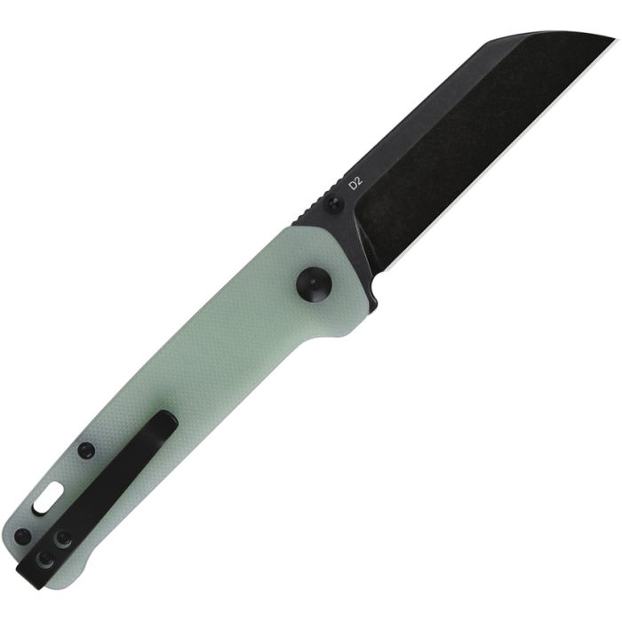 QSP Knife Penguin Linerlock Blk Jade G10