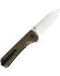 QSP Knife Hawk Linerlock Brass