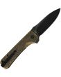 QSP Knife Hawk Linerlock Brass Black