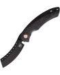 Red Horse Knife Works Hell Razor Linerlock Blk CF