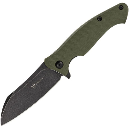 Steel Will Nutcracker F24 Linerlock Green