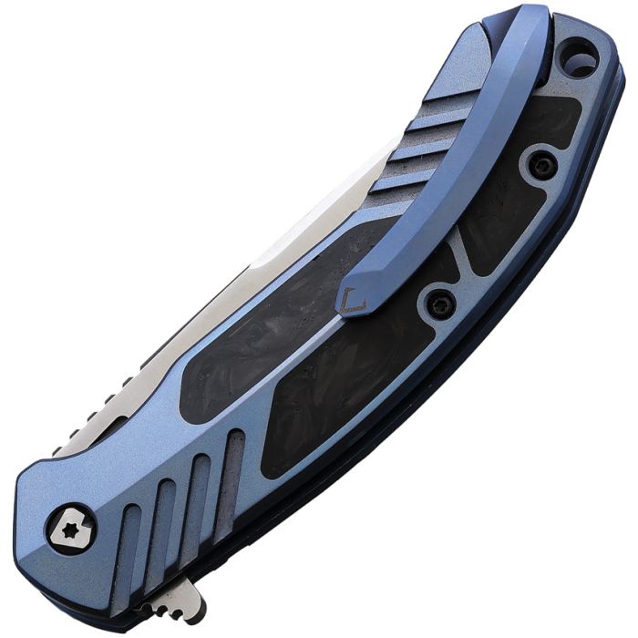 V NIVES Tectonic Linerlock CF Blue