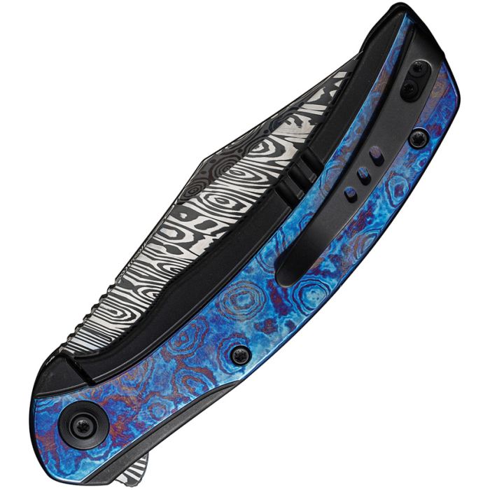 We Knife Co Ltd Snick Framelock Timascus